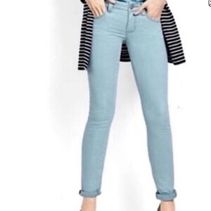 Cabi Tidal Blue Curvy Skinny Jeans Style 5170 Size 4